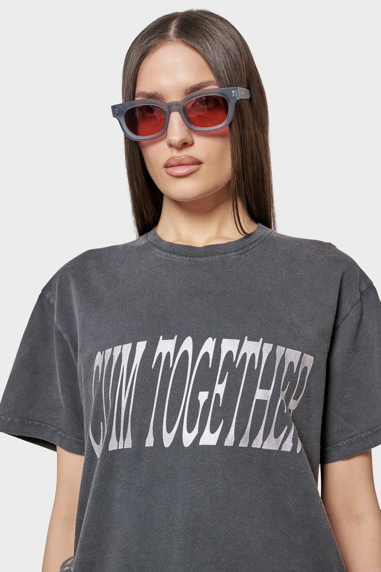 CUM TOGETHER T-shirt black