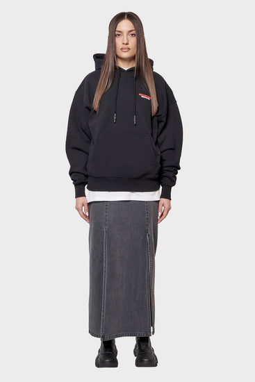 damskie#@Bluza RATED HOODIE czarna
