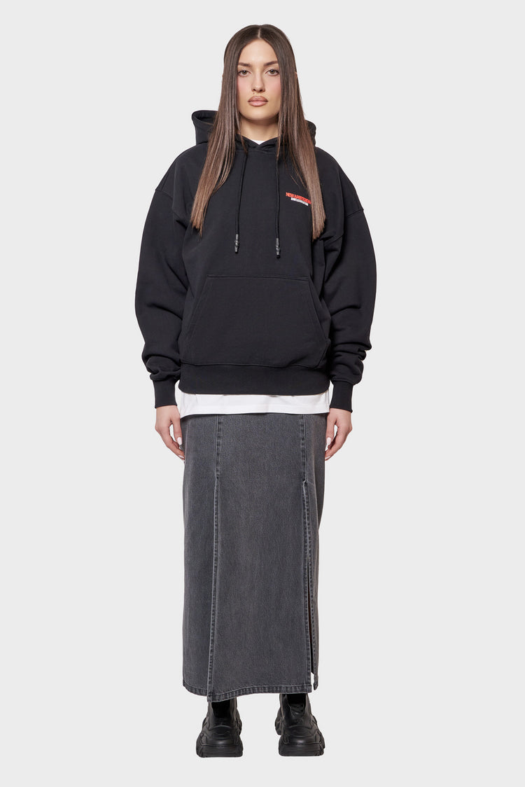 damskie#@Bluza RATED HOODIE czarna