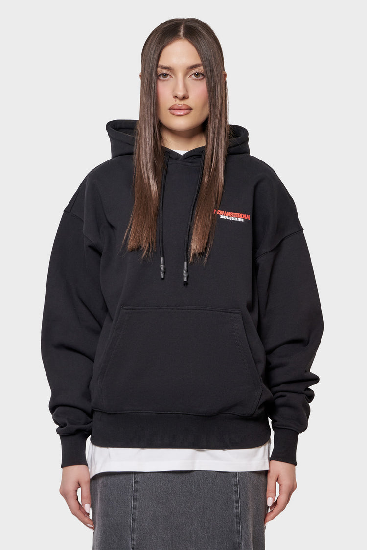 damskie#@Bluza RATED HOODIE czarna