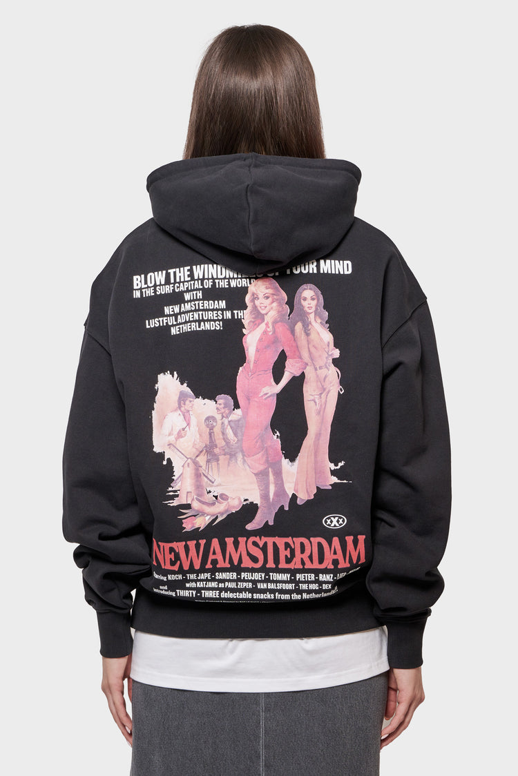 damskie#@Bluza RATED HOODIE czarna