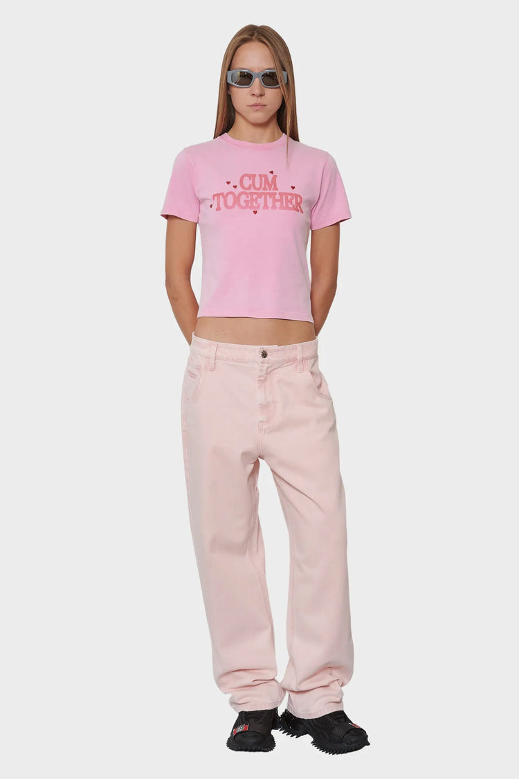 Trousers 252 DENIM pink