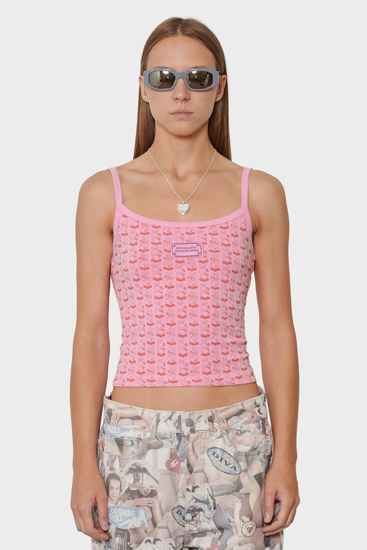 T-shirt TRIPPY BUNNIES pink