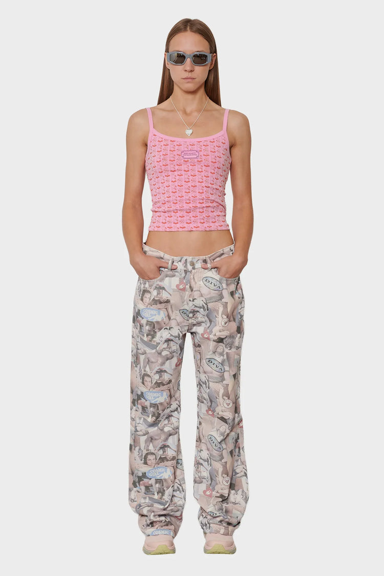 T-shirt TRIPPY BUNNIES pink