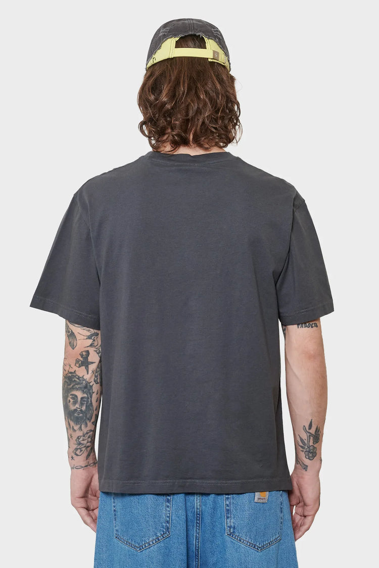 Koszulka DAILY OVERSIZED ciemnoszara