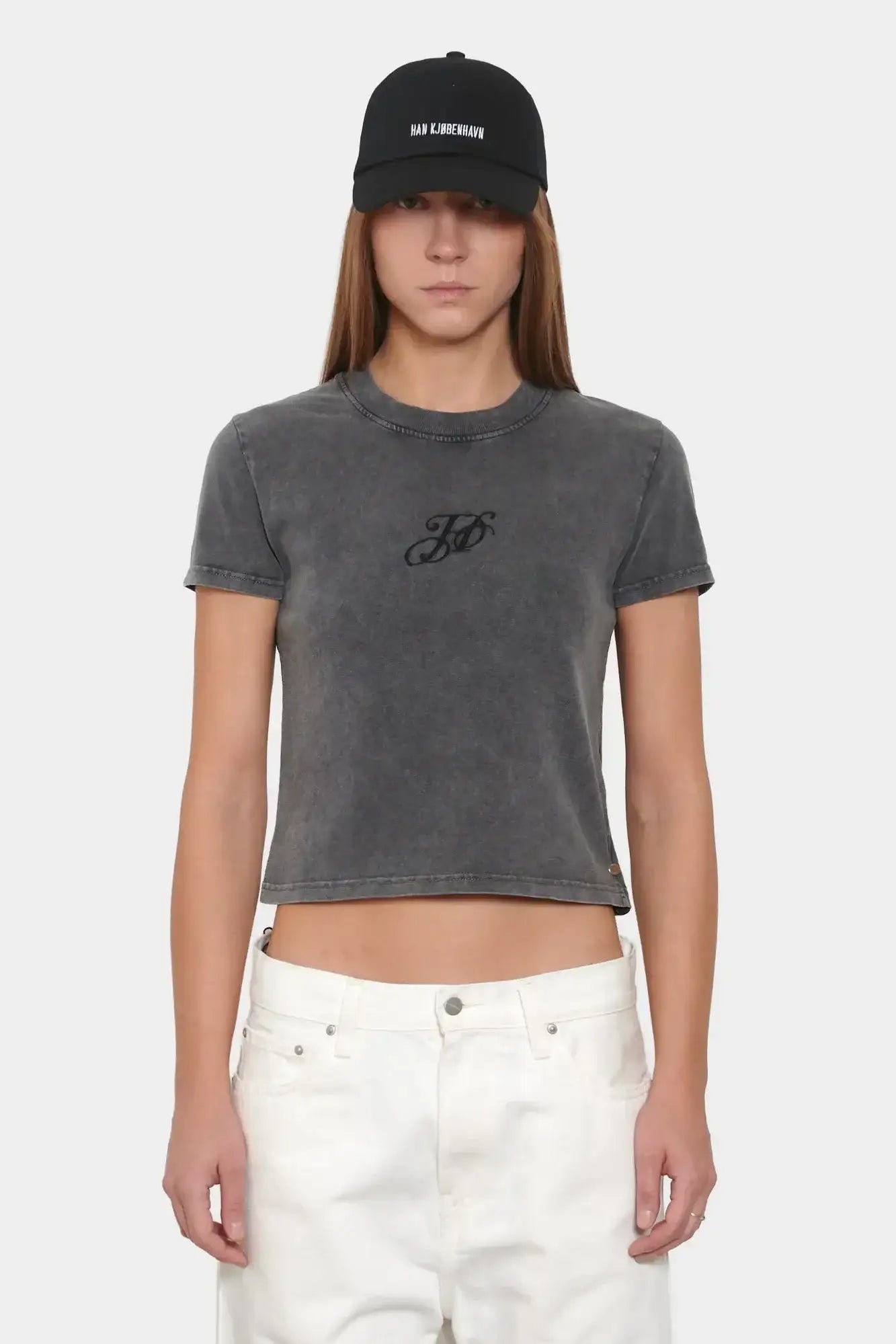 T-shirt MONOGRAM SLIM dark gray