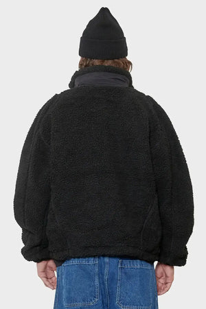 meskie#@Kurtka FLEECE JACKET AW25 czarna