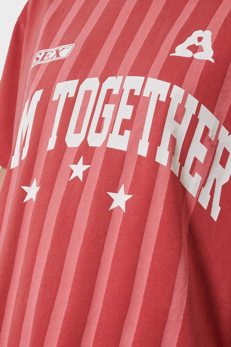 T-shirt TEAM PLAYER red