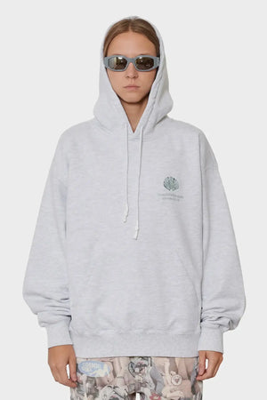 damskie#@Bluza LOGO HOODIE popielaty