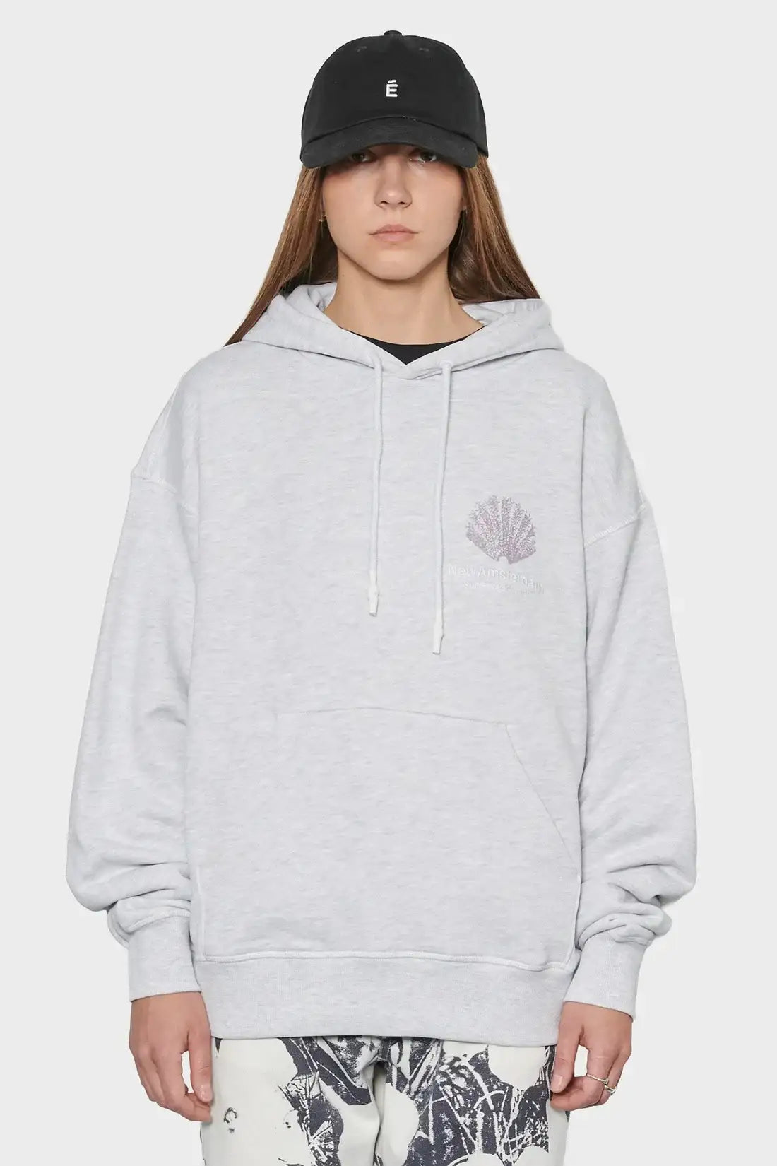 Bluza SPRAYED LOGO szara