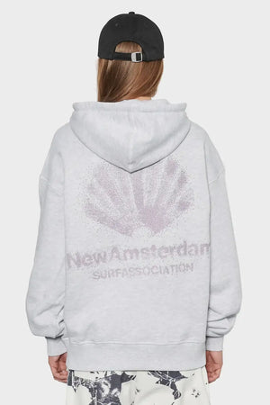 damskie#@Bluza SPRAYED LOGO szara