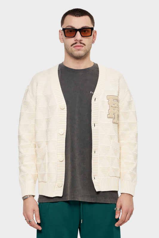meskie#@Sweter VARSIRY CARDIGAN biały