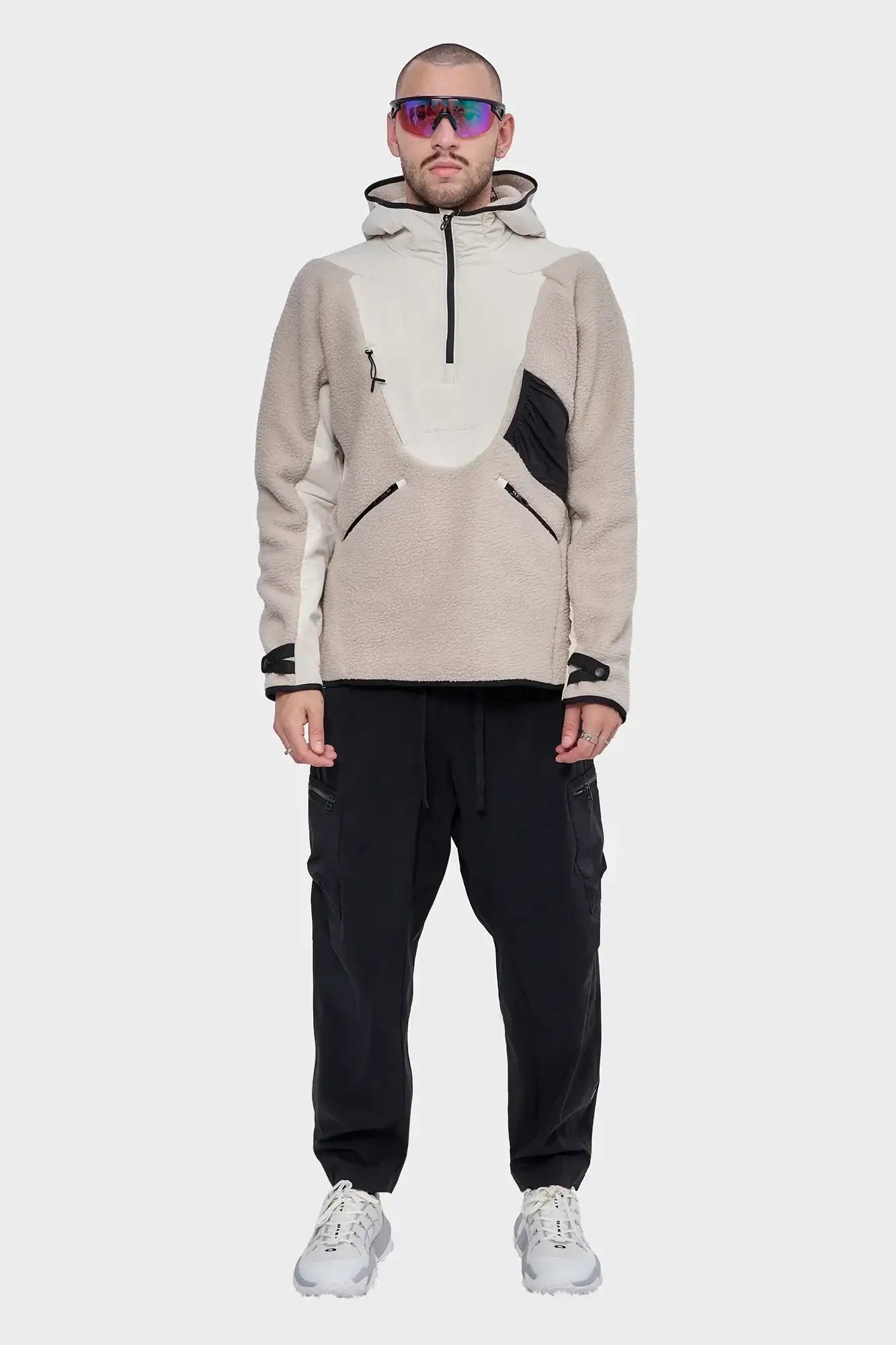meskie#@Bluza LATITUDE FLEX SHERPA kremowa