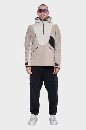 meskie#@Bluza LATITUDE FLEX SHERPA kremowa