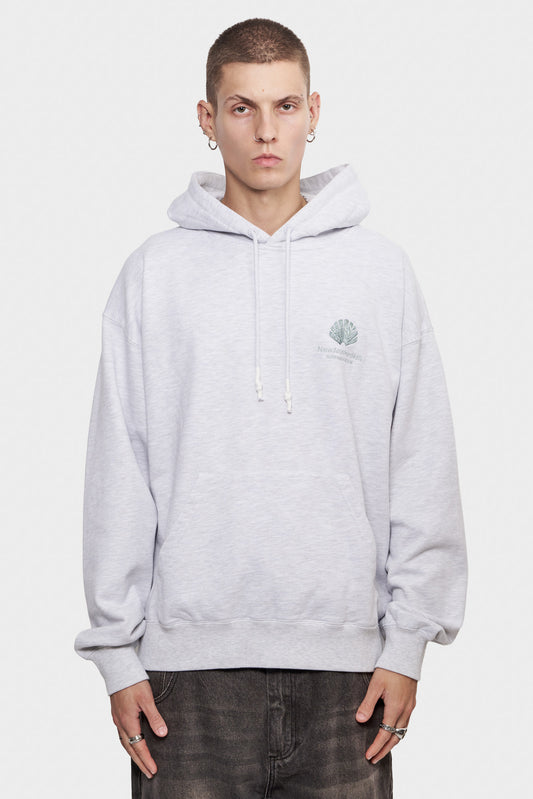 meskie#@Bluza LOGO HOODIE popielaty