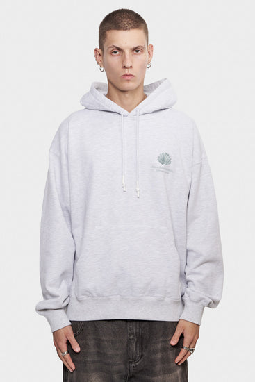 meskie#@Bluza LOGO HOODIE popielaty