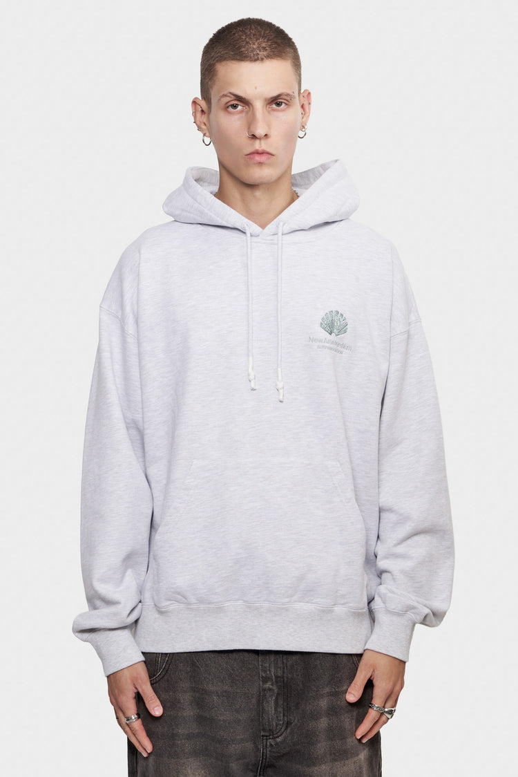 meskie#@Bluza LOGO HOODIE popielaty