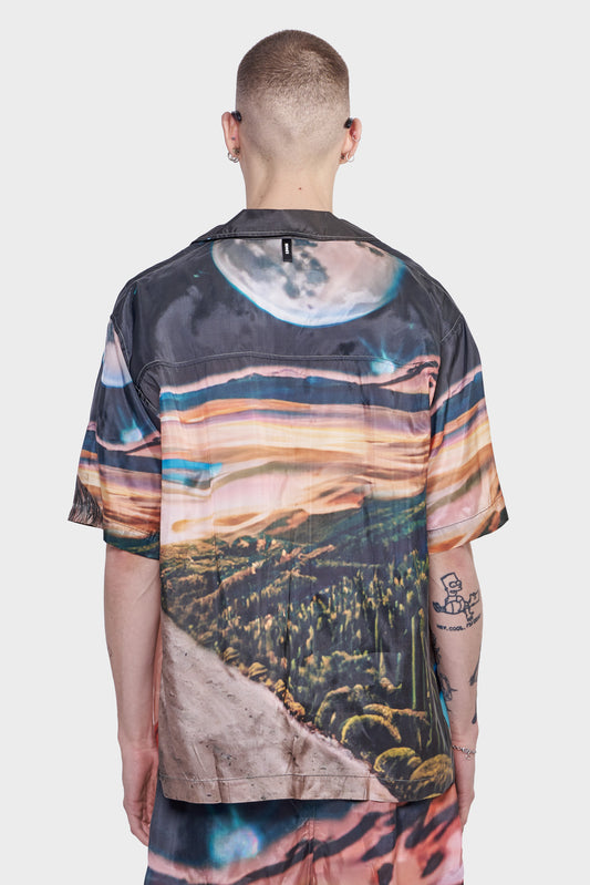 meskie#@Koszula SHORTSLEEVE SHIRT multikolorowa