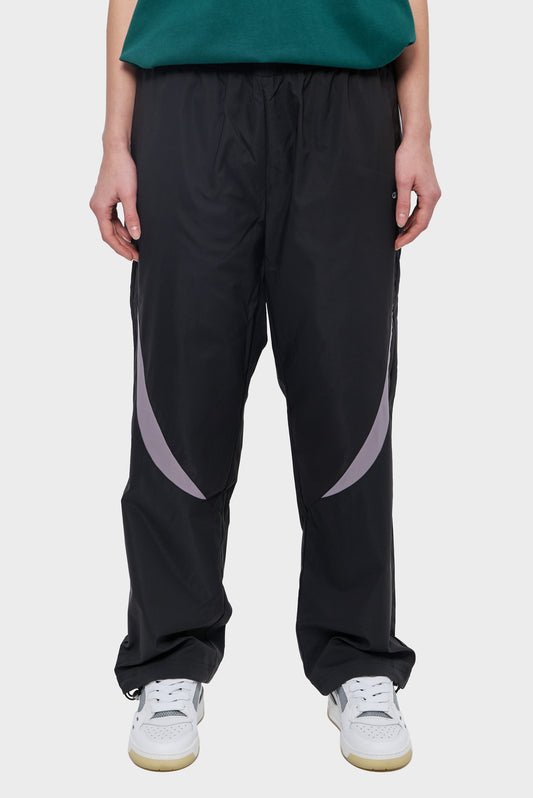 damskie#@Spodnie TWO-TONE TRACKSUIT PANTS czarne
