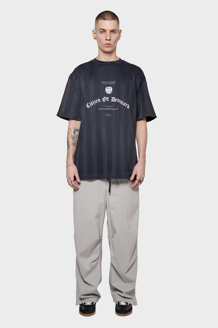 meskie#@Koszulka FOOTBALL JERSEY TEE czarna