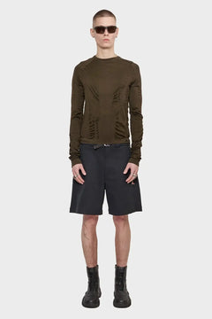 Bluza 3D KNIT brązowa