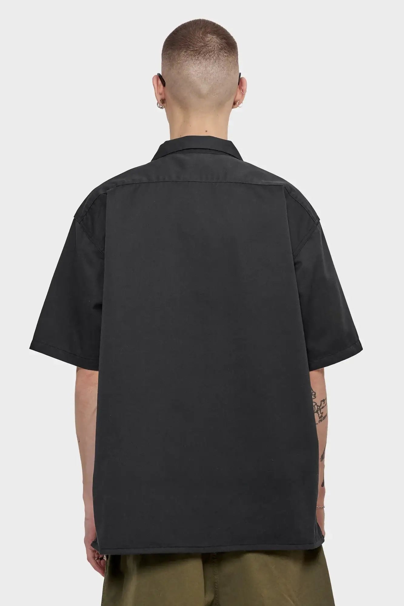 meskie#@Koszula EMBROIDERED czarna