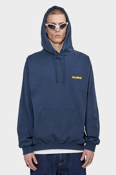 Bluza CHENILLE SLANTED OG PULLOVER granatowa