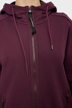 Sweatshirt DIAGONAL RAISED FLEECE purple