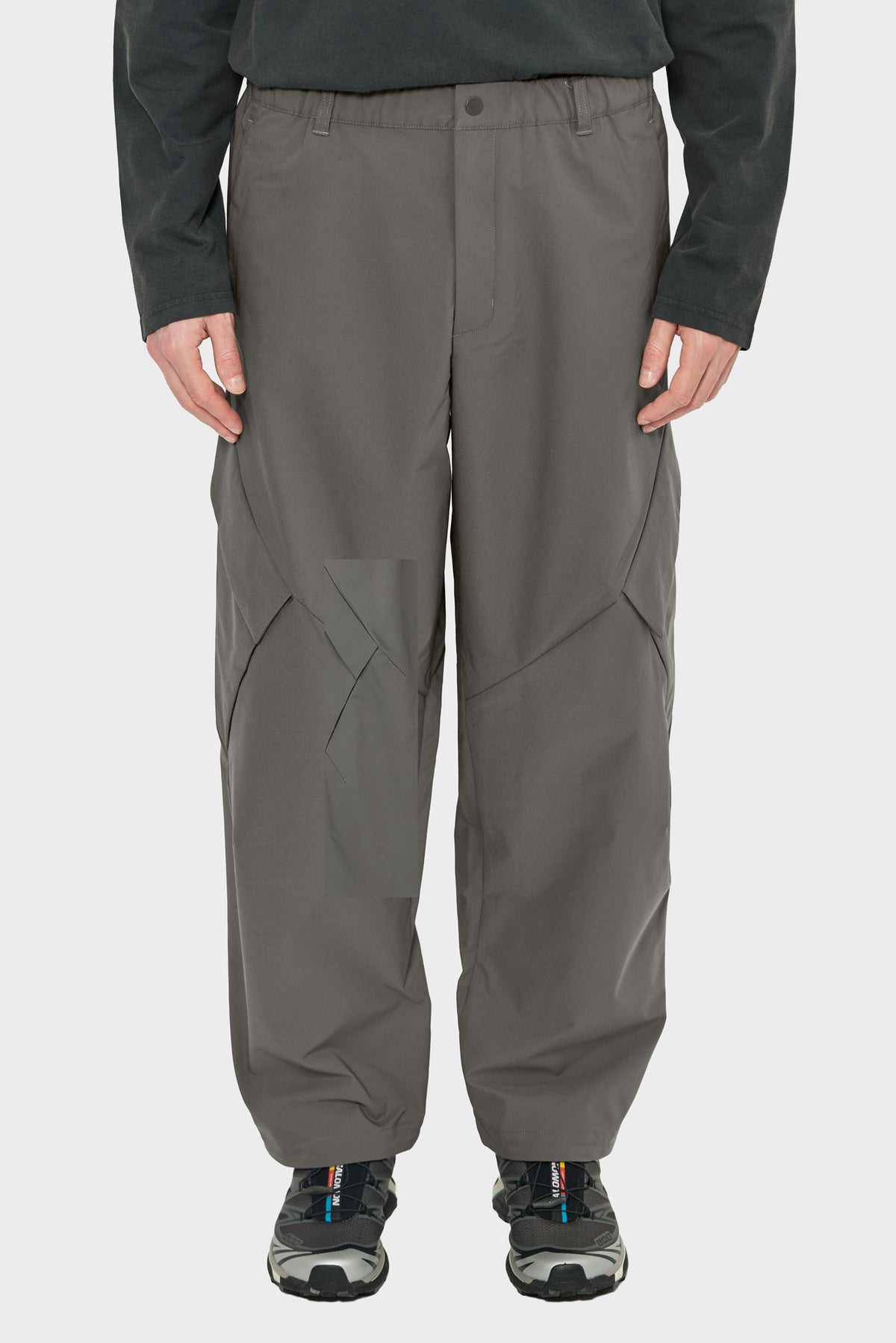Spodnie Pocket Double Weave szare