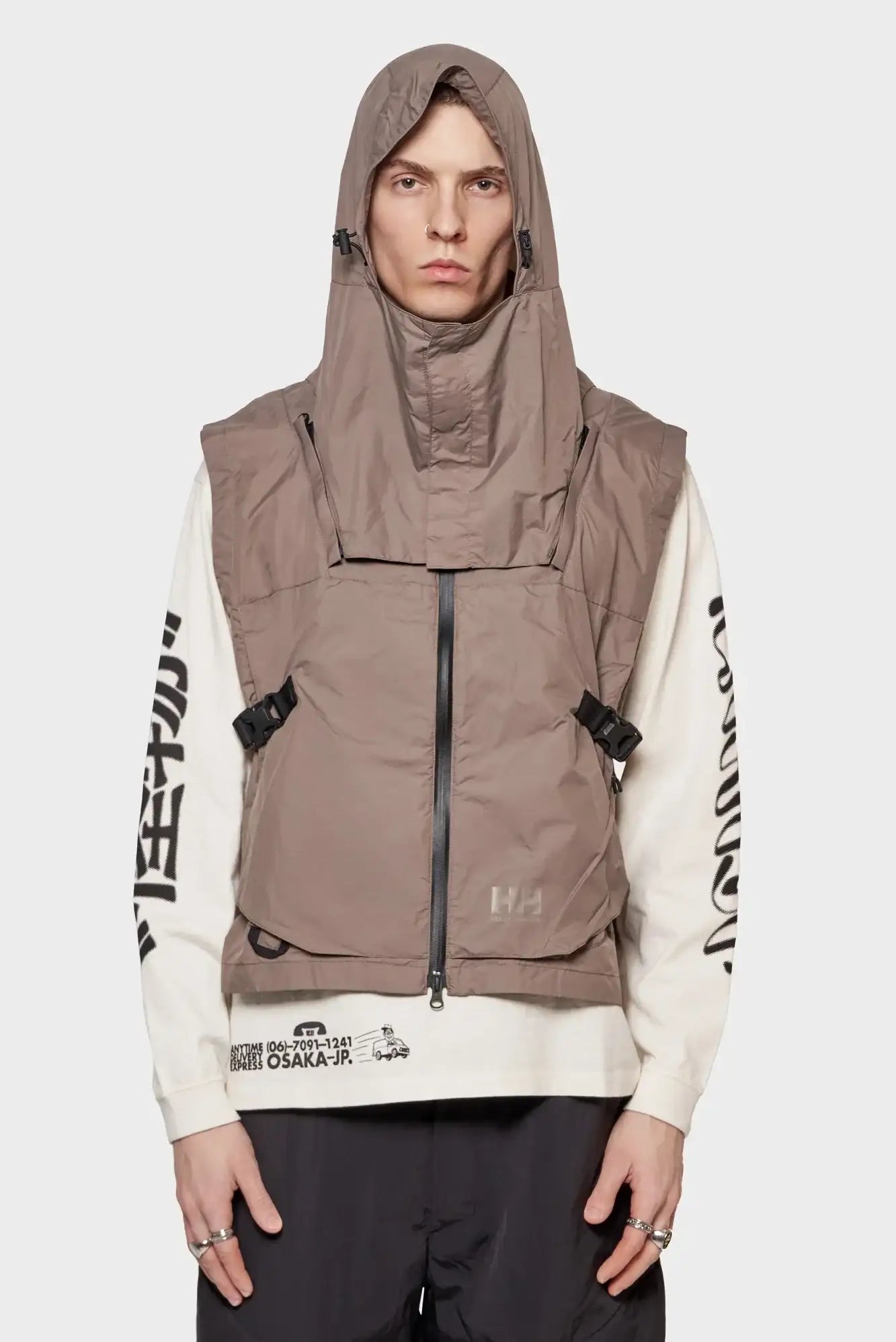 HH ARC SMOCK VEST olive