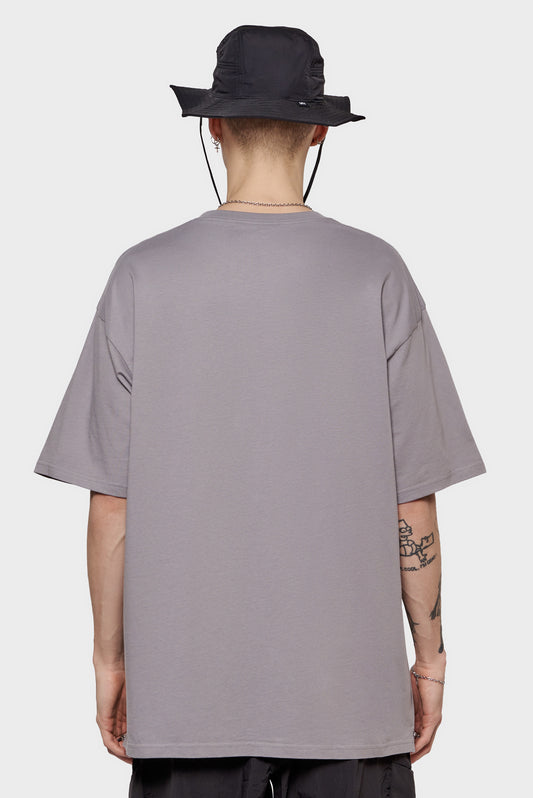 meskie#@Koszulka S/S MADISON szara