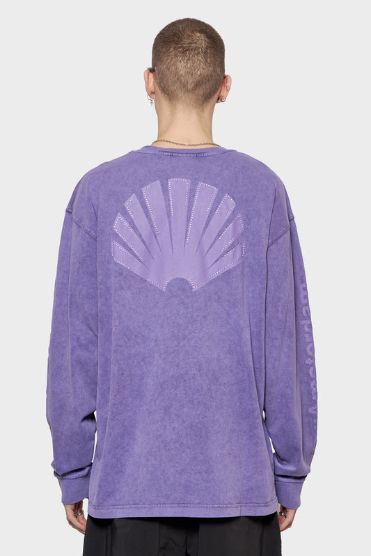 meskie#@Longsleeve LOGO LONGSLEEVE fioletowy