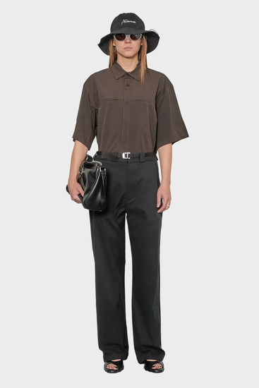 damskie#@Spodnie BUCKLE CHINO czarne