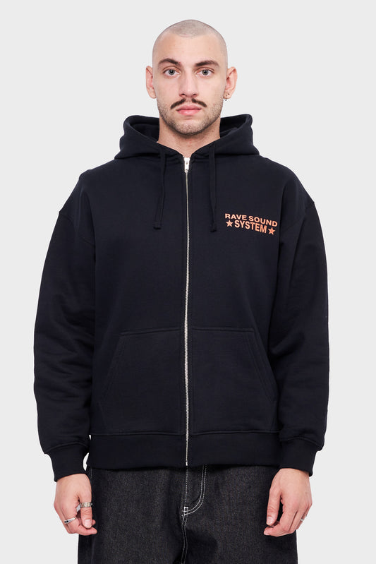 meskie#@Bluza RSS ZIP czarna