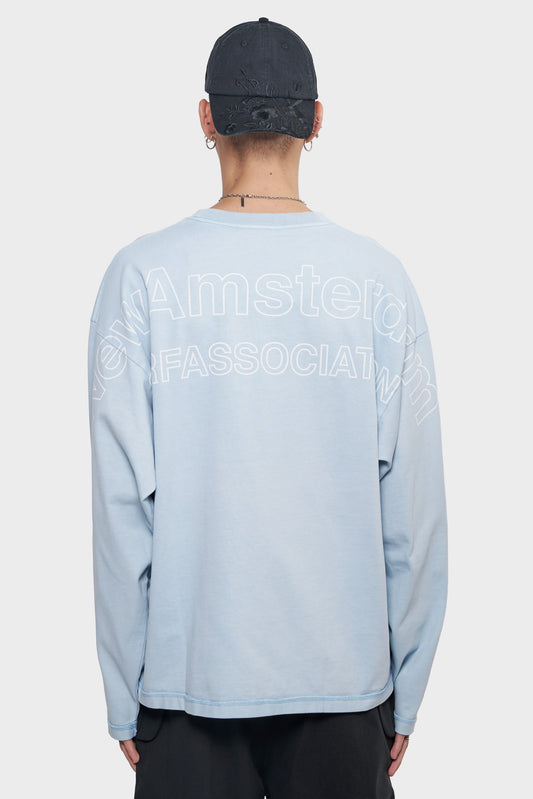 meskie#@Longsleeve LOGO LINE LONGSLEEVE niebieska