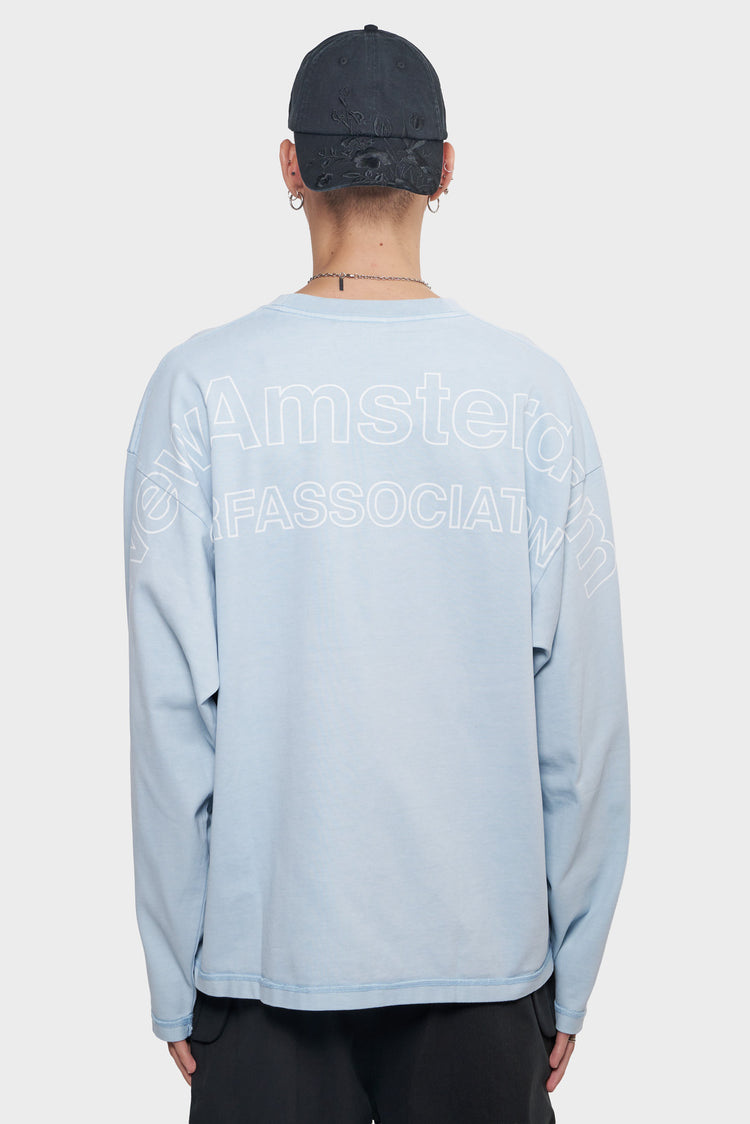 meskie#@Longsleeve LOGO LINE LONGSLEEVE niebieska