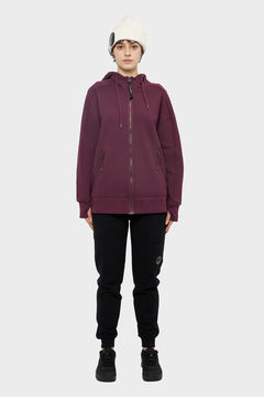 Bluza DIAGONAL RAISED FLEECE fioletowa