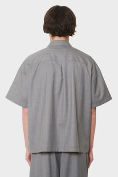 Koszula WIJK SHIRT WOOL szara