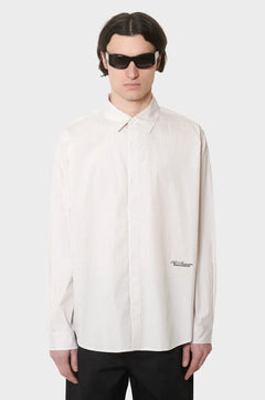 Koszula BEACH SHIRT biało-brążowa
