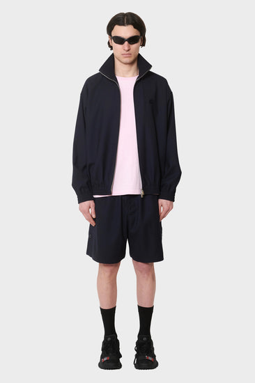 meskie#@Szorty WOOL TRACK SHORTS granatowe