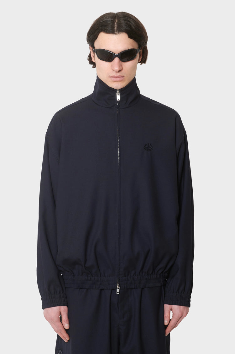 meskie#@Kurtka WOOL TRACK granatowa