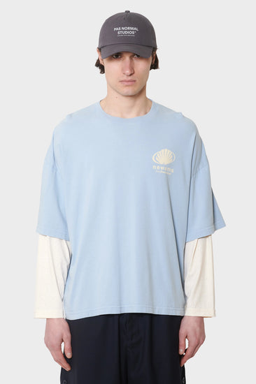 meskie#@Longsleeve CORPORATE LOGO niebieski