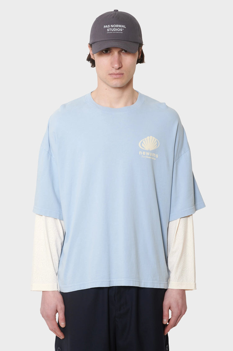 meskie#@Longsleeve CORPORATE LOGO niebieski