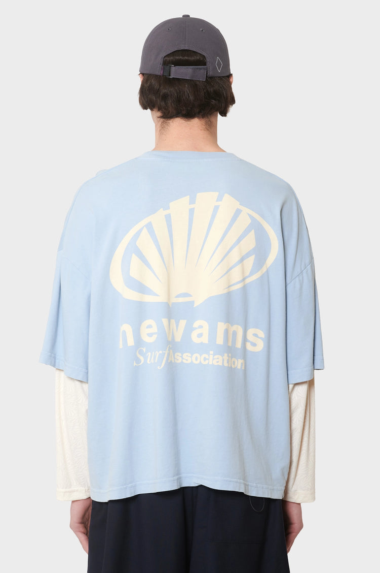 meskie#@Longsleeve CORPORATE LOGO niebieski