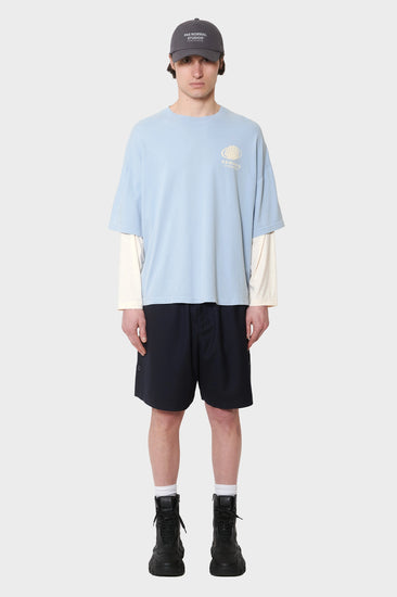 meskie#@Longsleeve CORPORATE LOGO niebieski