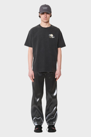 meskie#@Koszulka WELCOME TO PALMBEACH czarna