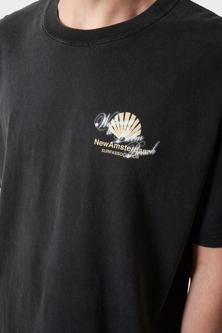 Koszulka WELCOME TO PALMBEACH czarna