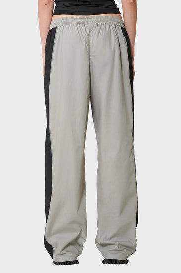 damskie#@Spodnie OVERSIZE TRACK PANTS szary