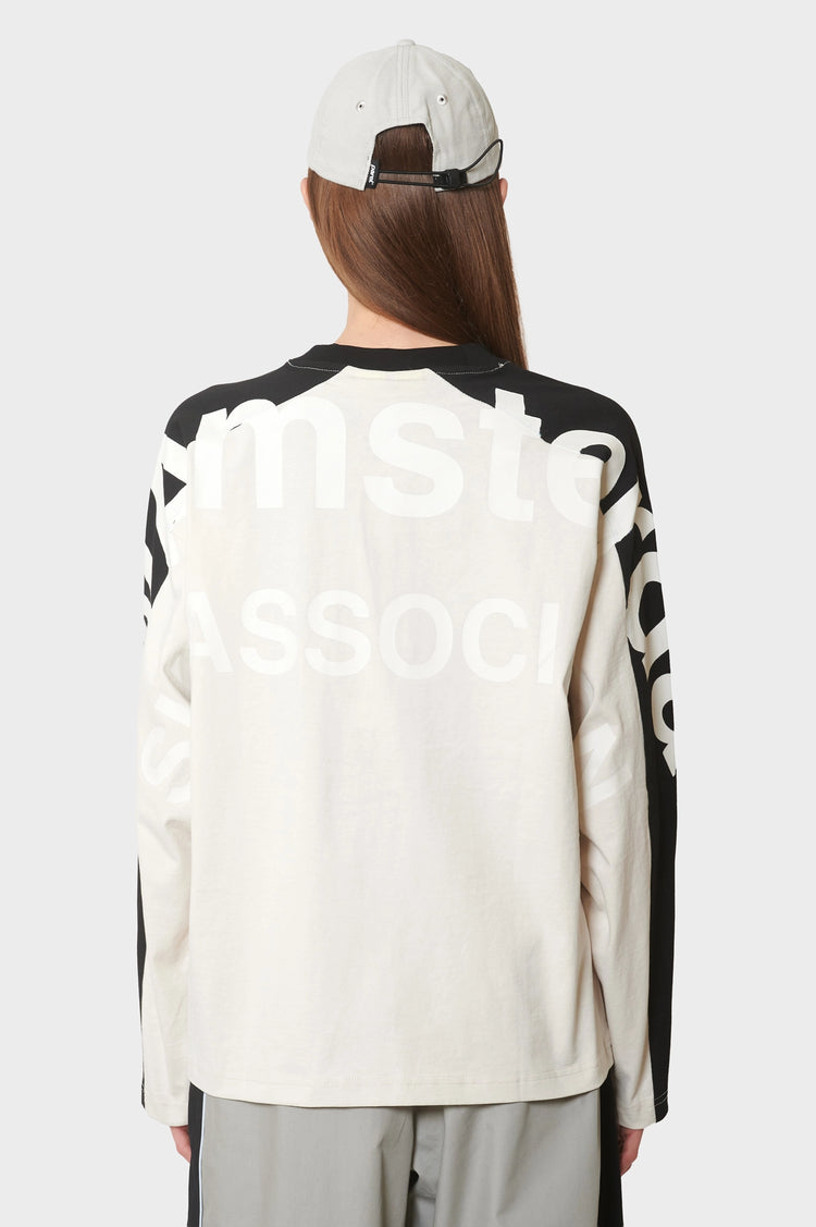 damskie#@Longsleeve NAME LONGSLEEVE piaskowo-czarny