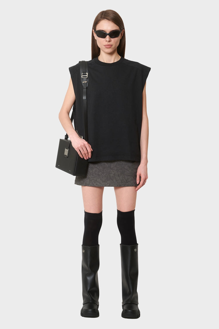 damskie#@Koszulka NAME TEE czarna